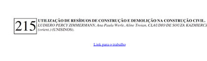 Utilização de Resíduos de Construção e Demolição na Construção Civil